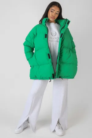 Padded Trapeze Puffer Green