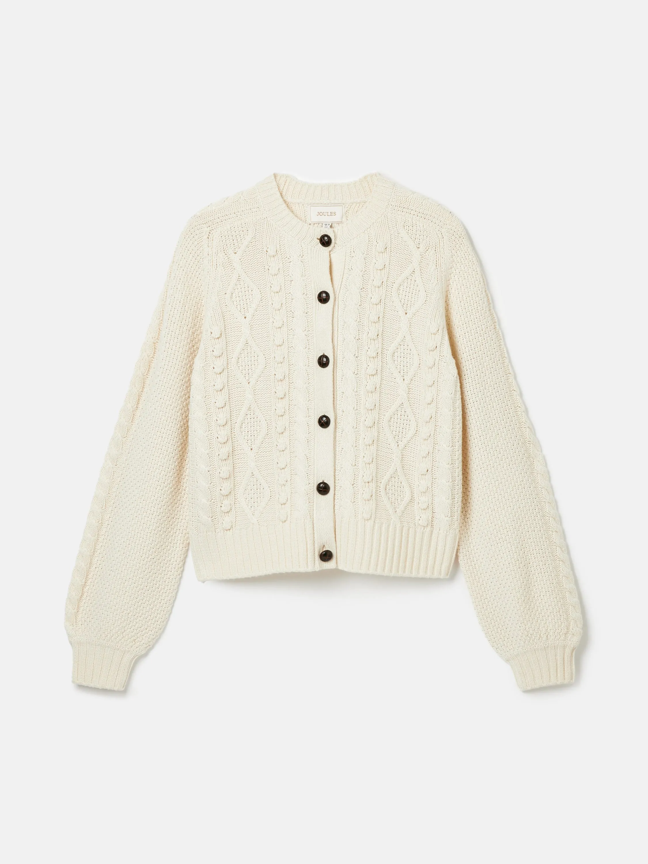 Rafferty Cream Cable Knit Cardigan