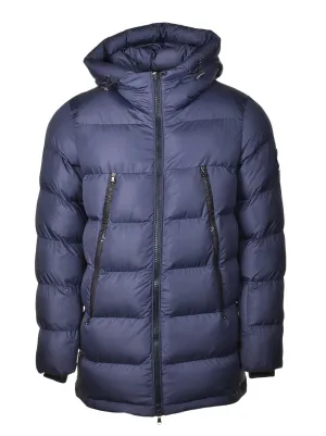 Ravine Mid Length Puffer Jacket Navy