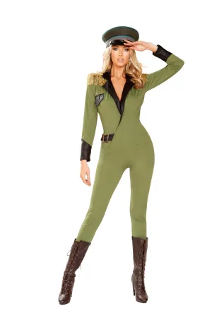 Roma 1pc Military Army Babe Costume