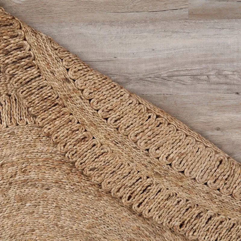 Scallop Grey Natural Fiber Rug