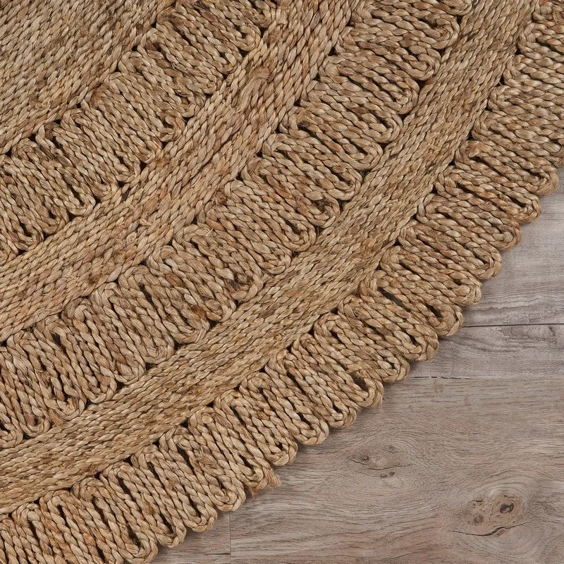 Scallop Grey Natural Fiber Rug