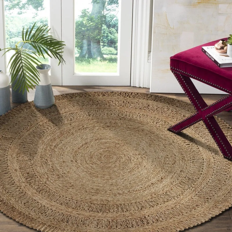 Scallop Grey Natural Fiber Rug