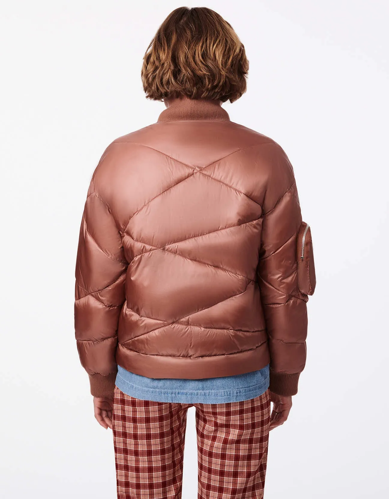 Sleeve Surprise Puffer Jacket