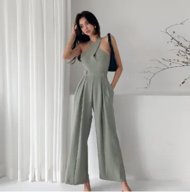 Sleeveless high waist Jumpsuit