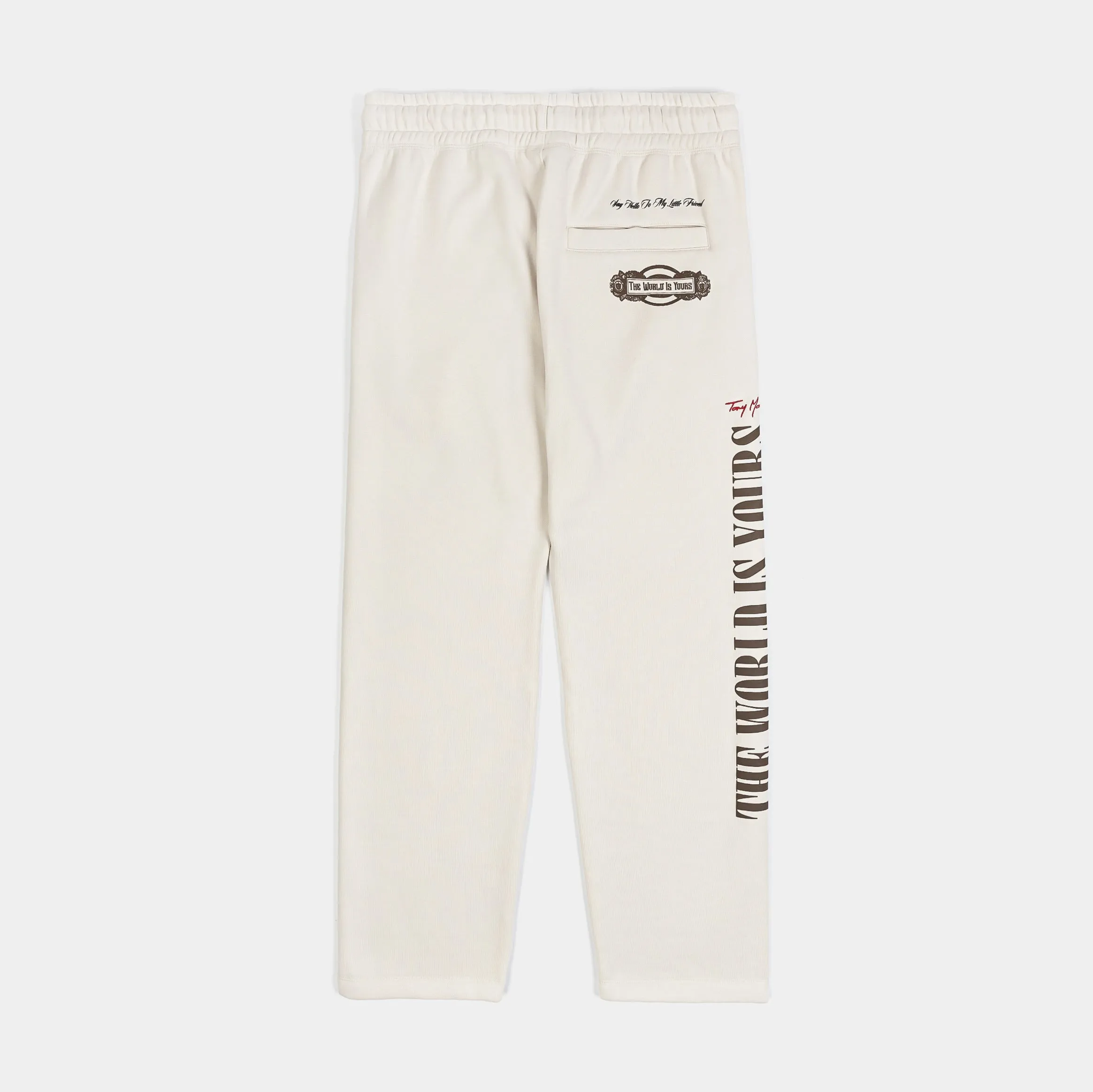 SP x Scarface Power Joggers Mens Pants (Beige/Red)