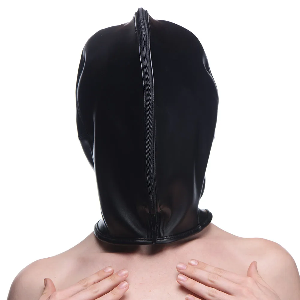 Strict Zip Front Bondage Hood