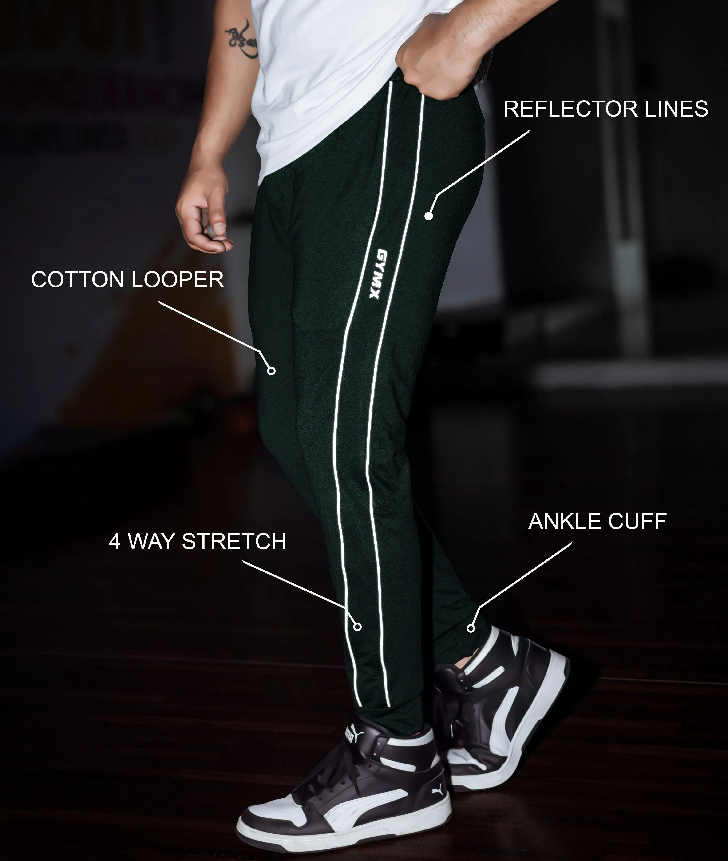 Sublime GymX Joggers: Army Green