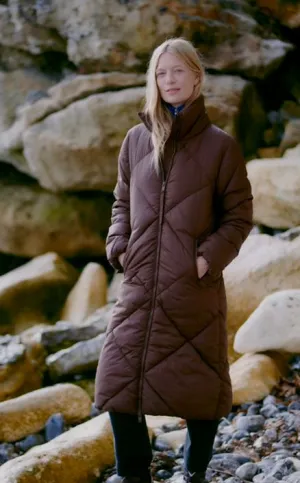 The Bomina Puffer Long Jacket 2.0 - Chicory - PLUS