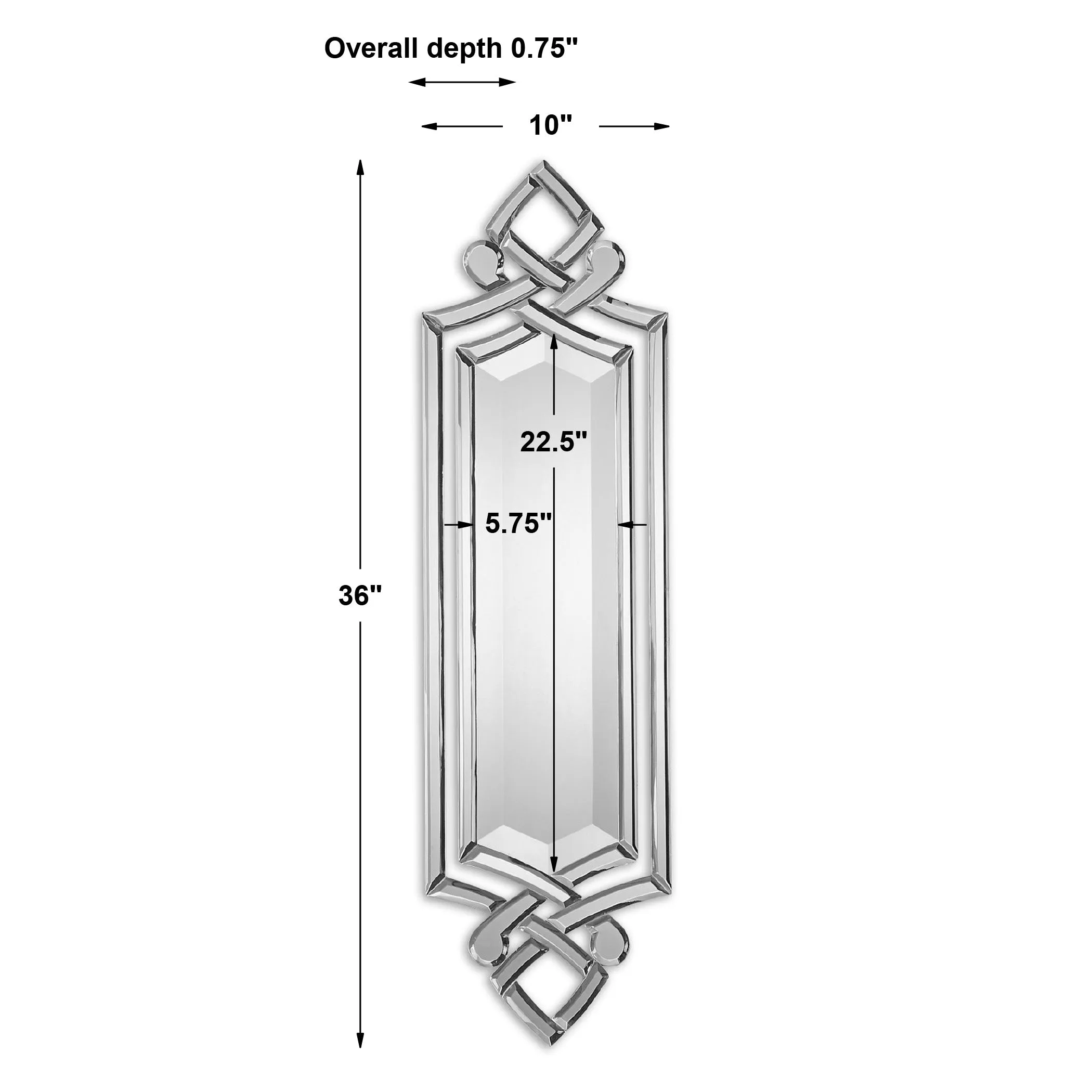 Uttermost Ginosa Beveled Mirror