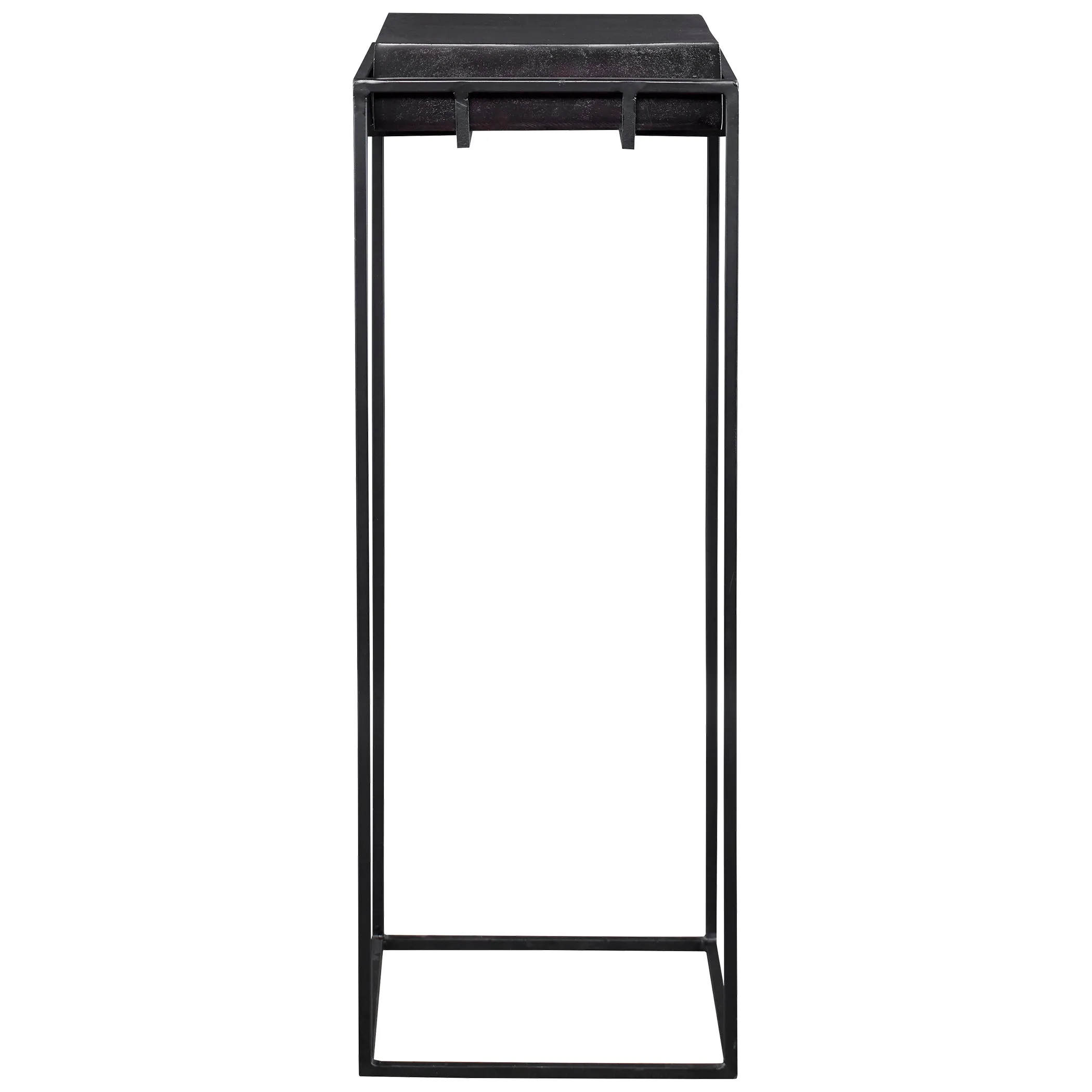 Uttermost Telone Black Large Pedestal