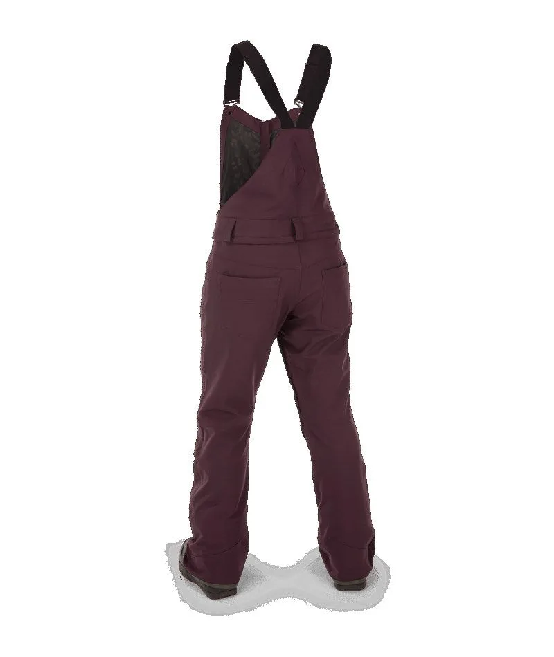 Volcom Swift Bib Overall Black Plum