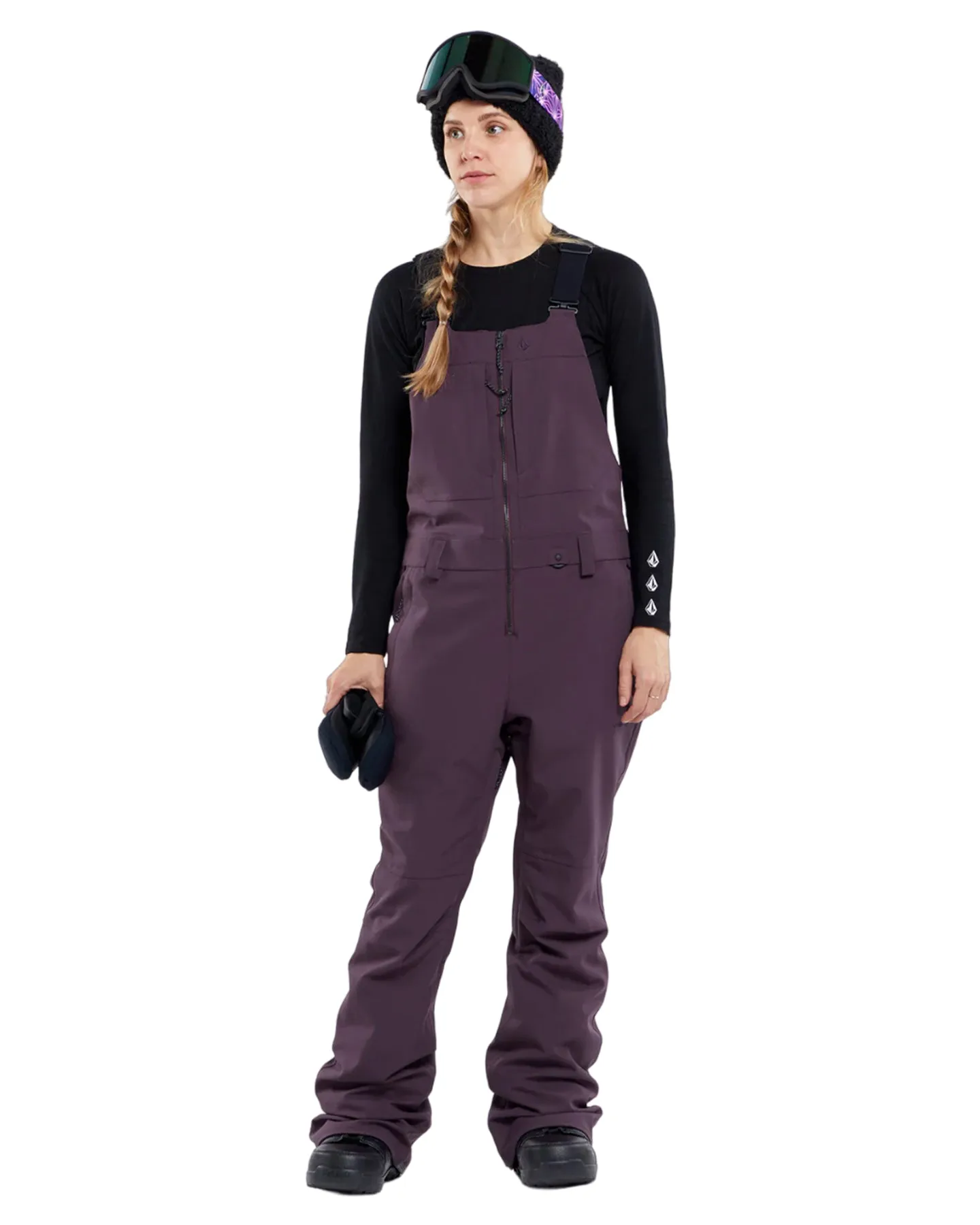 Volcom Swift Bib Overall - Blackberry