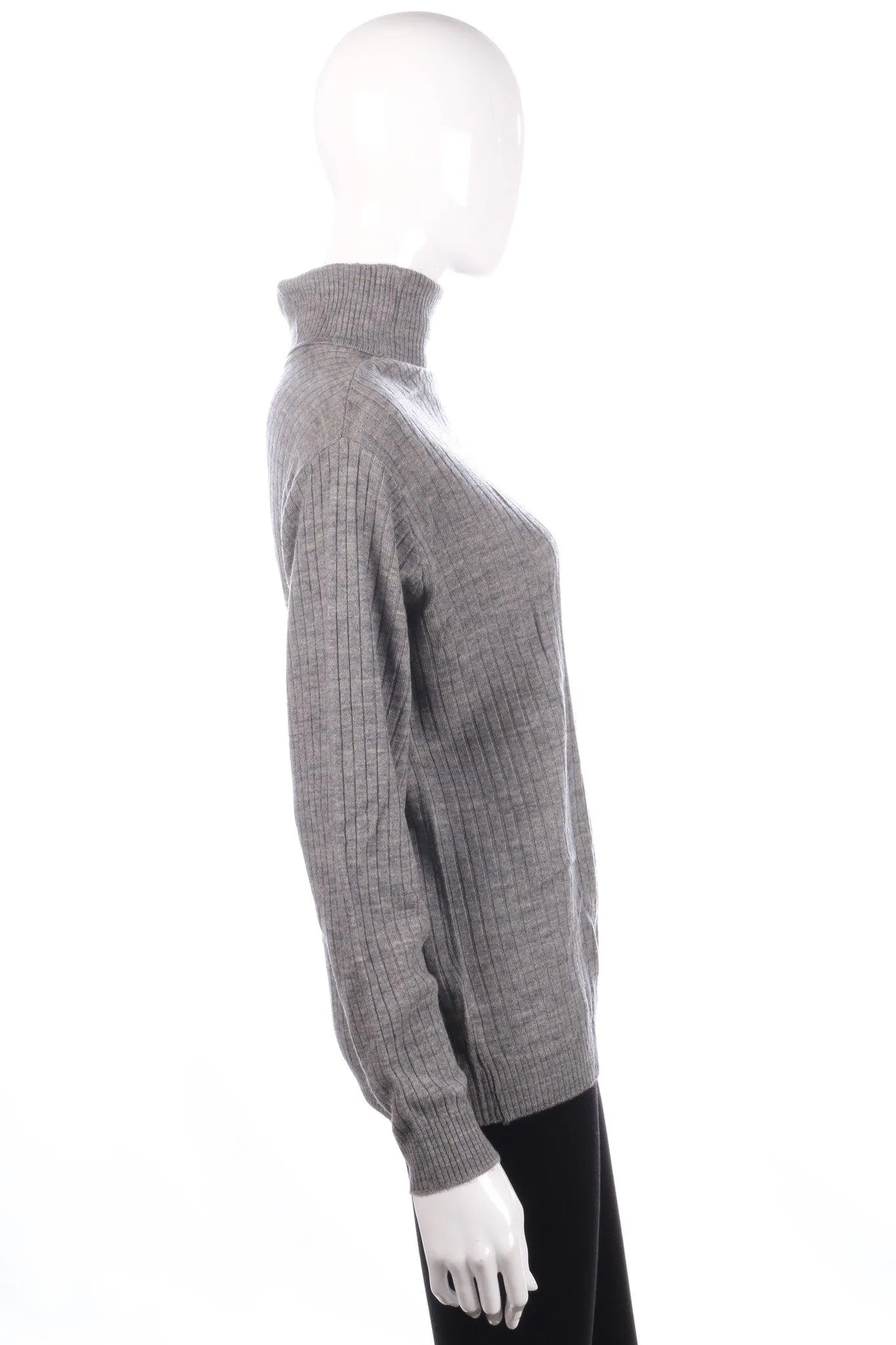 Wolsey grey roll neck jumper size 12/14