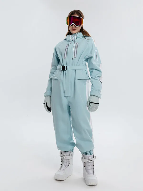 Women's Arctic Queen Mountain Infinity One Piece Snowsuit Ski Jumpsuit