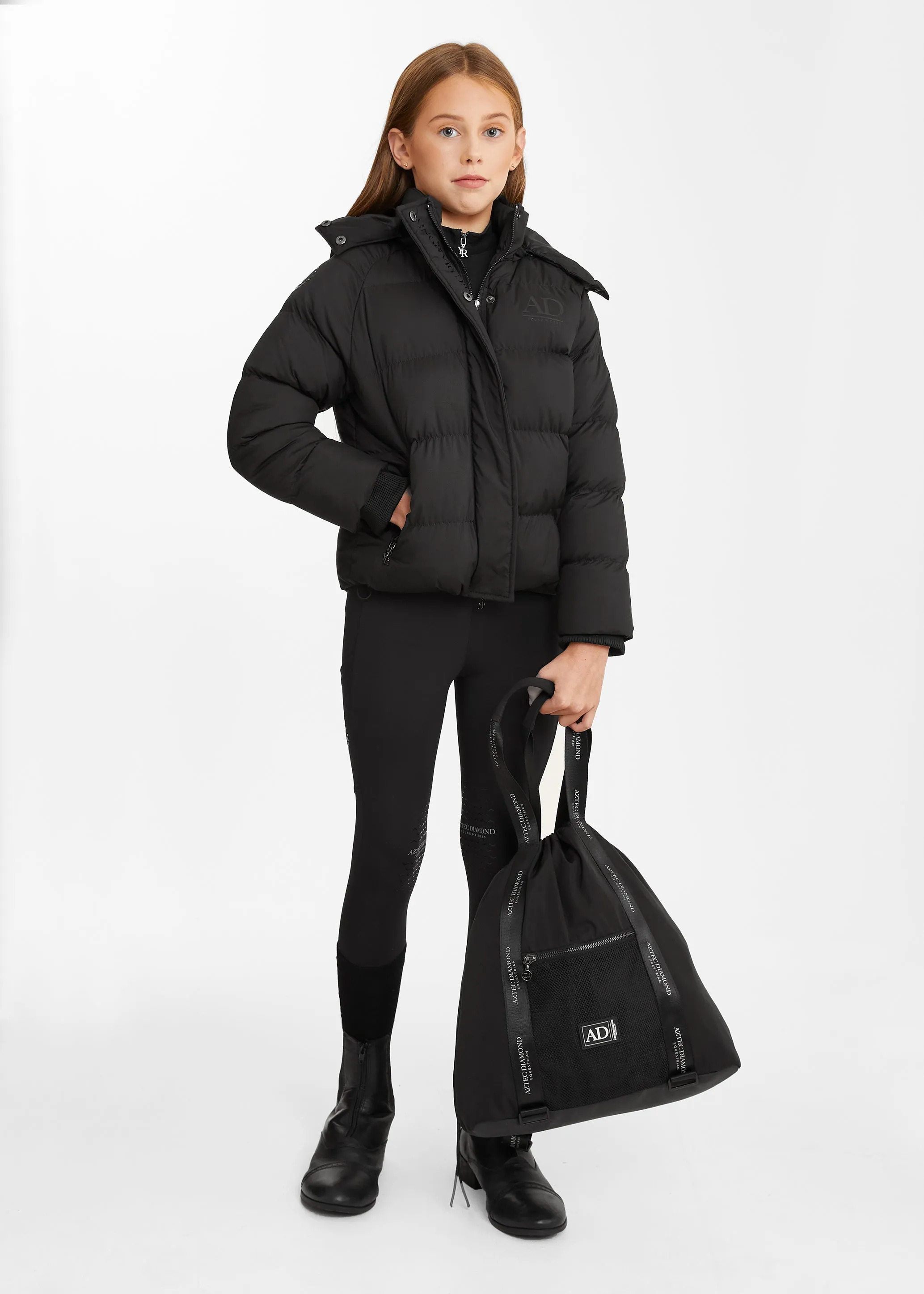 YR Black Puffer Jacket